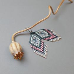 kolczyki indiańskie,z frędzlami - Kolczyki - Biżuteria
